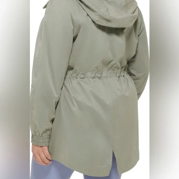 Levi's Women's Plus Size
Green Cinch Waist Hooded Jacket Size 4X - Picture 2 of 12